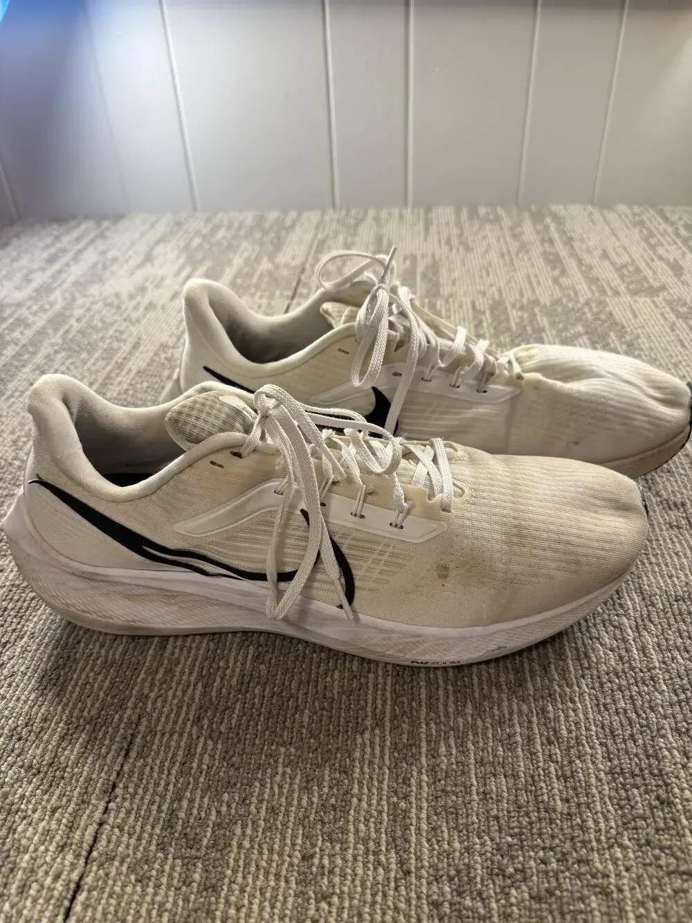 Nike Air Zoom Pegasus 39 Shoes Mens Size 14 White Running Sneakers DM0164-100